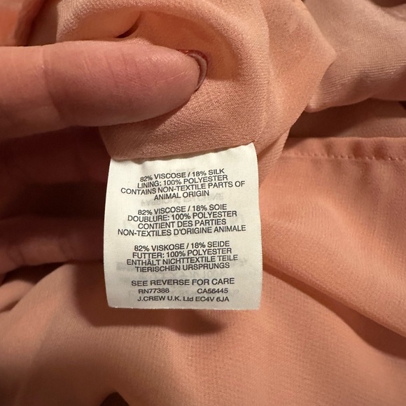 J. Crew Silk Blend‎ Velour Tank EUC Size XXS - Picture 5 of 6